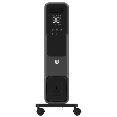 ردياتير زيت 11 ضلع محمي ديجيتال Electra HD9113W-L9QL WIFI - ضمان اللون الأسود من شركة إليكترا المستورد الرسمي