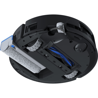 مكنسة كهربائية روبوتية ذكية مع تقنية تنظيف مكثفة Ecovacs Deebot X8 Pro Omni Ai - اللون الأسود ضمان لمدة عامين من Ronlight المستورد الرسمي