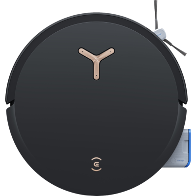مكنسة كهربائية روبوتية ذكية مع تقنية تنظيف مكثفة Ecovacs Deebot X8 Pro Omni Ai - اللون الأسود ضمان لمدة عامين من Ronlight المستورد الرسمي