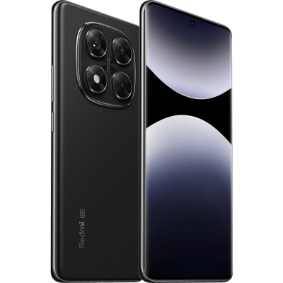 الهاتف الذكي Xiaomi Redmi Note 14 Pro 5G 256GB 8GB RAM - لون أسود منتصف الليل ضمان لمدة عامين من هاملتون المستورد الرسمي