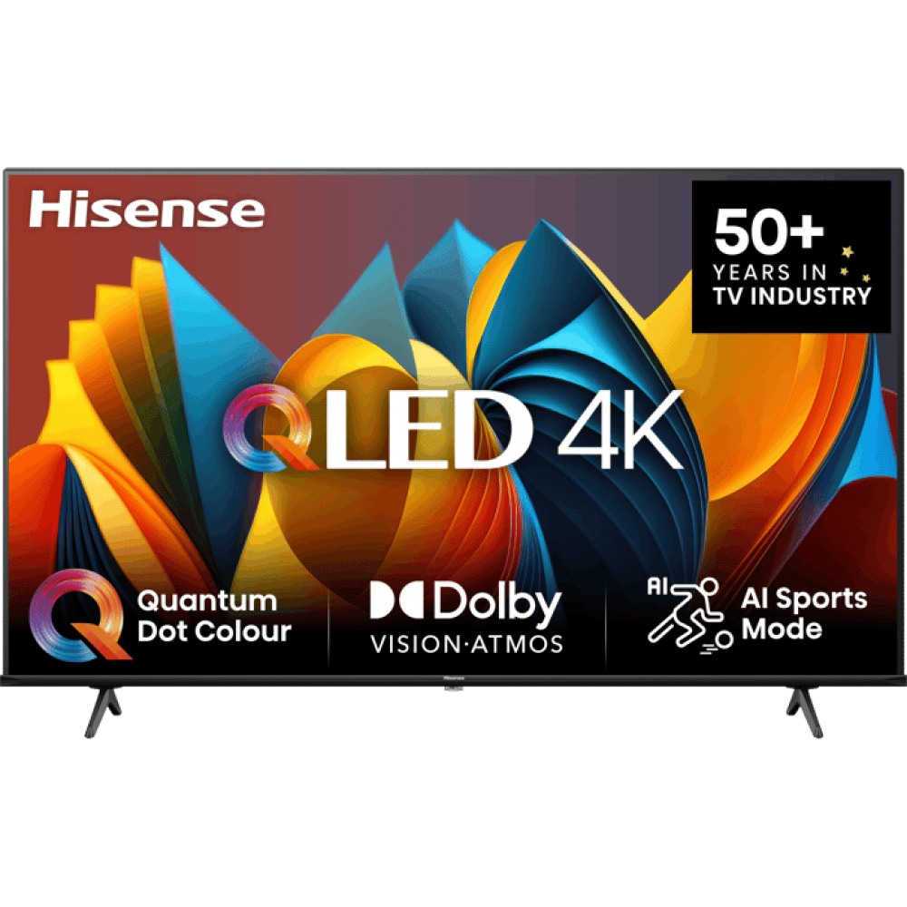  تلفزيون ذكي Hisense مقاس 55 بوصة 55E79NQ تلفزيون ذكي 4K QLED - ضمان لمدة ثلاث سنوات من المستورد الرسمي 