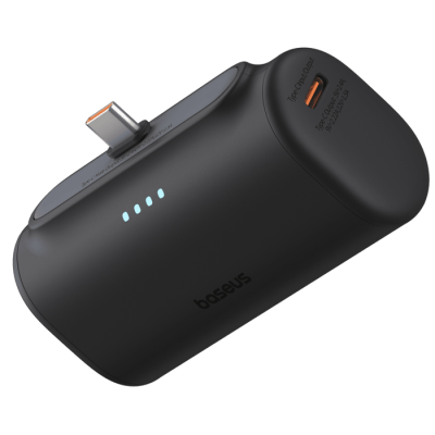 Backup battery Baseus Compact Power Bank USB-C Edition 5000mAh 20W - black color two years warranty by the official importer