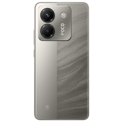 الهاتف الذكي Xiaomi Poco M7 Pro بذاكرة داخلية 256 جيجابايت وذاكرة وصول عشوائي 8 جيجابايت ويدعم الجيل الخامس 5G - لون فضي ضمان لمدة عامين من قبل المستورد الرسمي