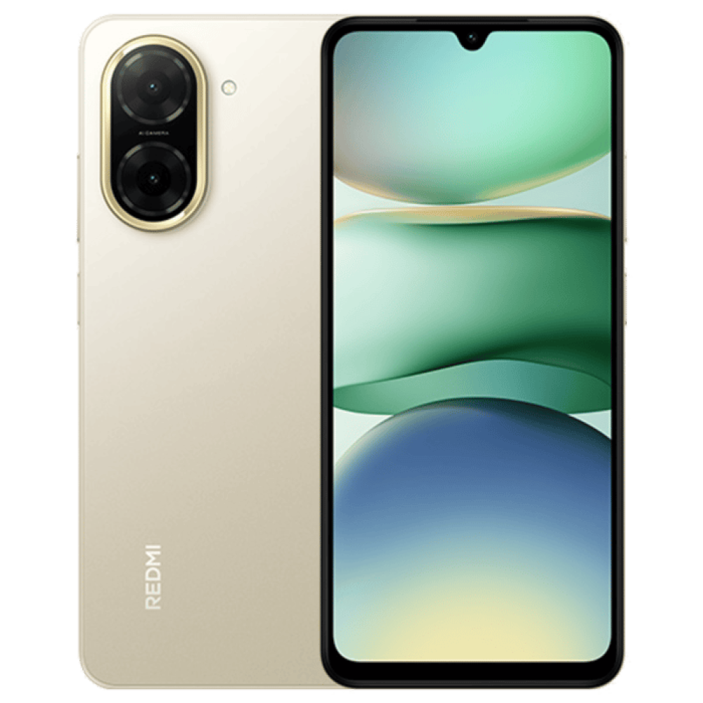 هاتف ذكي Xiaomi Redmi A5 64GB 3GB RAM 4G - لون ذهبي ضمان لمدة عامين من هاميلتون المستورد الرسمي