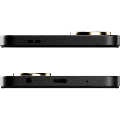 هاتف Xiaomi Poco C71 الذكي بذاكرة داخلية 128 جيجابايت وذاكرة وصول عشوائي سعتها 4 جيجابايت - لون أسود ضمان لمدة عامين من شركة هاميلتون المستورد الرسمي
