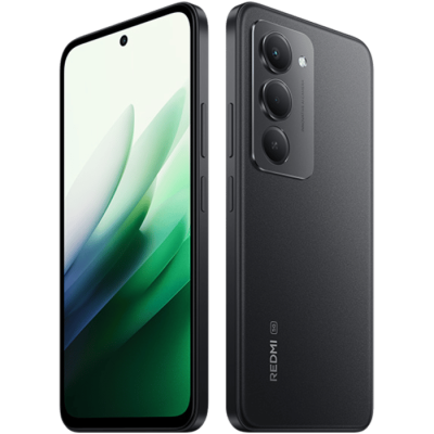 الهاتف الذكي Xiaomi Redmi 15 5G 256GB 8GB RAM - اللون الأسود ضمان لمدة عامين من هاميلتون المستورد الرسمي