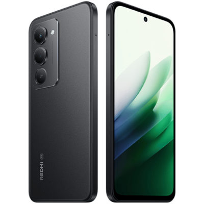 الهاتف الذكي Xiaomi Redmi 15 5G 256GB 8GB RAM - اللون الأسود ضمان لمدة عامين من هاميلتون المستورد الرسمي