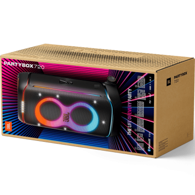 نظام الترفيه JBL PartyBox 720 IPX4 800W - لون أسود ضمان سنة من المستورد الرسمي