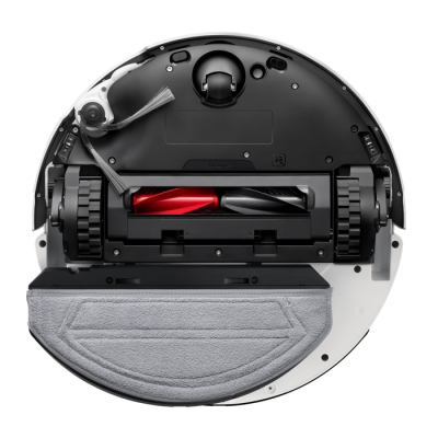 المكنسة الكهربائية الروبوتية Roborock Saros 20 Sonic - لون أبيض، ضمان المستورد الرسمي