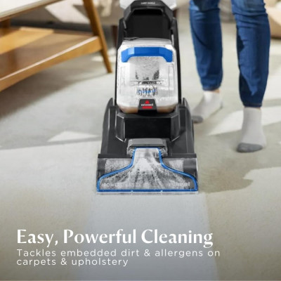  بيسيل جهاز تنظيف السجاد PowerClean 2X، أسود وأزرق 