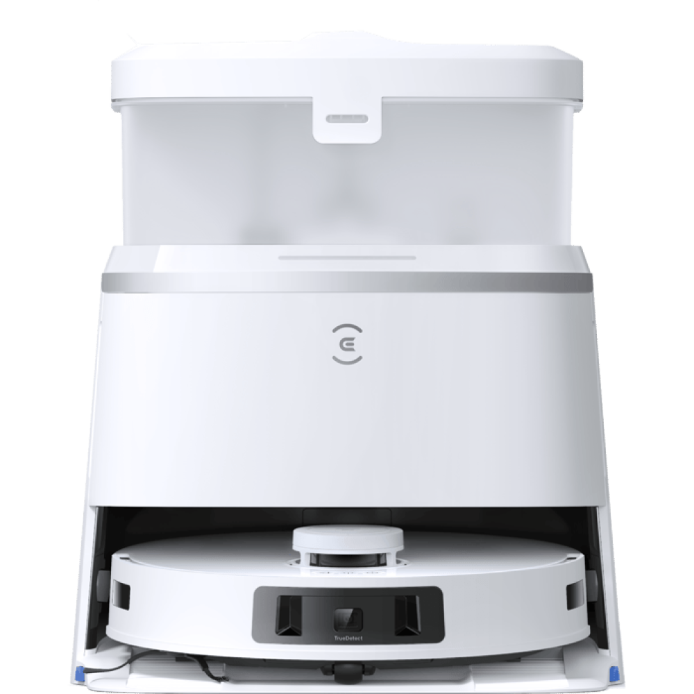 مكنسة روبوتية ذكية مع محطة إرساء Ecovacs Deebot T30 Pro Omni – اللون الأبيض، ضمان لمدة سنتين من رونلايت (الوكيل الرسمي)
