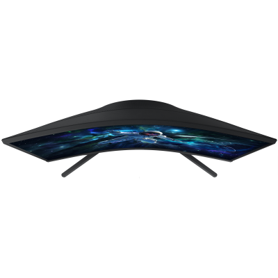 سامسونج أوديسي G5 S27CG552EM شاشة ألعاب منحنية 27 بوصة دقة QHD تقنية VA تردد 165Hz FreeSync زمن استجابة 1 مللي ثانية – ثلاث سنوات ضمان من المستورد الرسمي، اللون الأسود