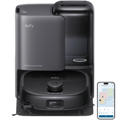 2-in-1 Robotic Vacuum Cleaner Anker Eufy E25 Omni – Black – 2-Year Warranty by the Official Importer
