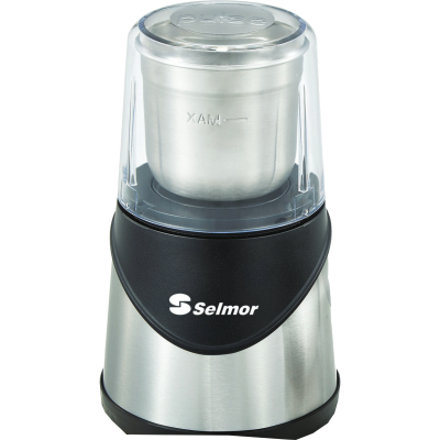 Selmor Stainless Steel Spice and Coffee Grinder Model SE-919 – 1-Year Warranty by the Official Importer