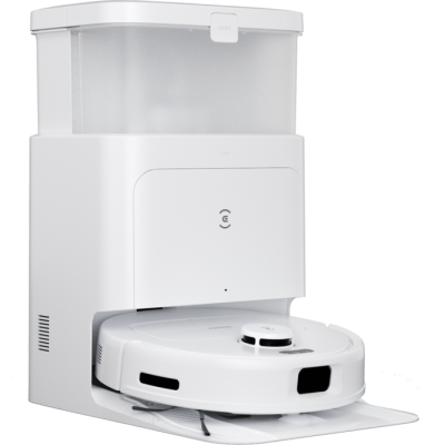 مكنسة ذكية روبوتية مع ممسحة ومحطة إرساء Ecovacs Deebot N30 Pro Omni – اللون الأبيض، ضمان لمدة سنتين من رونلايت (الوكيل الرسمي)