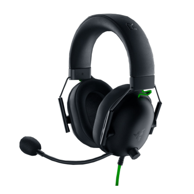 Razer BlackShark V2 X Wired Gaming Headphones - Two Years Warranty by the Official Importer - Black