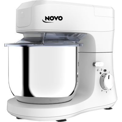 Novo Professional Mixer 7L NSM7680 Model – 1-Year Warranty by the Official Importer – White Color