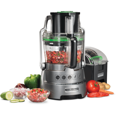 Hamilton Beach Professional Food Processor Model 70825-IS – 1-Year Warranty by the Official Importer