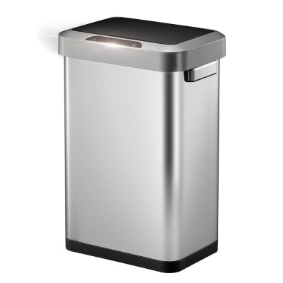 Food Appeal-EKO Kitchen Trash Bin 45L Stainless Steel
