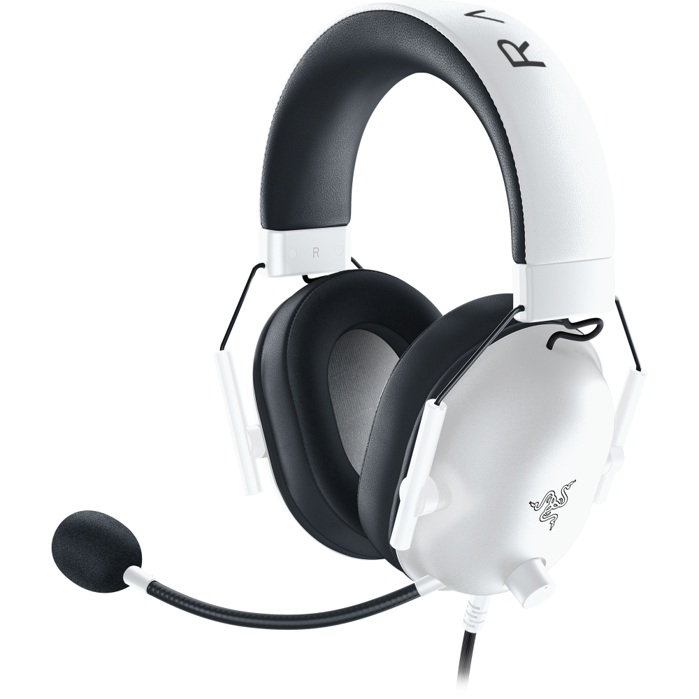 رايزر سماعات جيمينج سلكية BlackShark V2 X - ضمان سنتين من المستورد الرسمي - اللون أبيض