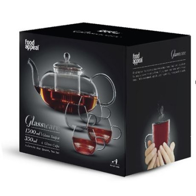 Tea Set 1500 ml + 4 cups from Food Appeal