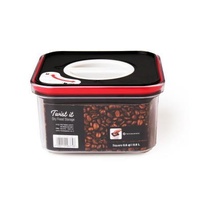 Food Appeal Square Storage Container 0.6L, TWIST IT Series