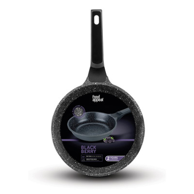 Food Appeal Cast Aluminum Frypan 30 cm BLACKBERRY Series - Black