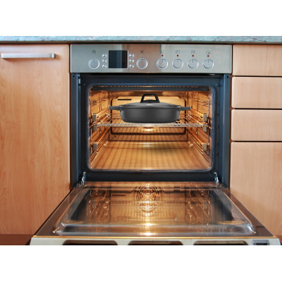  فود أبيل طقم أواني طبخ 13 قطعة، من سلسلة Black Marble، لون أسود. 