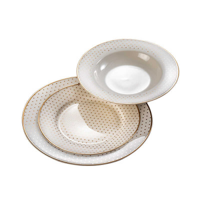 Food Appeal Set 18 Pieces Set New Bone Porcelain Series