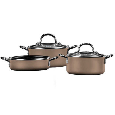 Food Appeal 5 Piece Mini Cookware Set EVERYDAY PLUS MINI Series, Mocha