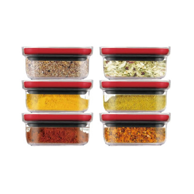 Food Appeal 6 Pack Spice Storage and Organization Containers 200ml TWIST IT Series
