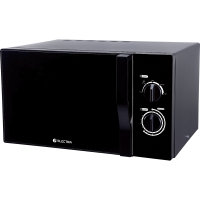 Electra Mechanical Microwave 23L ELM823B Model – 1-Year Warranty by the Official Importer – Black Color