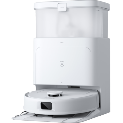مكنسة ذكية روبوتية مع ممسحة ومحطة إرساء Ecovacs Deebot N30 Pro Omni – اللون الأبيض، ضمان لمدة سنتين من رونلايت (الوكيل الرسمي)