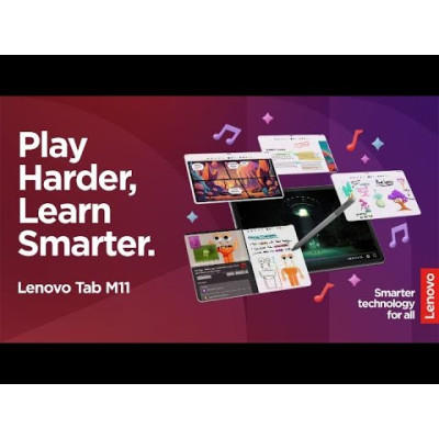  جهاز لوحي Lenovo Tab M11 ZADB0364IL، شاشة 11 بوصة، سعة 128 جيجابايت، ذاكرة RAM 8 جيجابايت، اتصال 4G LTE + WiFi – اللون رمادي، ضمان لمدة سنة من الوكيل الرسمي 