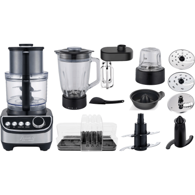 Sauter Professional Food Processor with Wide Feed Chute FPS9988 Model – Warranty by the Official Importer – Silver Color
