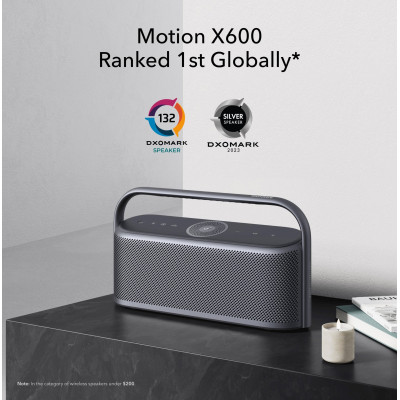 ساوندكور سماعة لاسلكية Motion X600 بقدرة 50 واط لون أسود