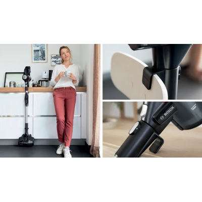 بوش مكنسة كهربائية لاسلكية Unlimited 7، أسود.