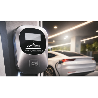 شاحن سيارات كهربائية ذكي NY Electric EV PRO بقدرة 22 كيلوواط و32 أمبير مع WiFi وBluetooth وRFID وكابل 5 متر