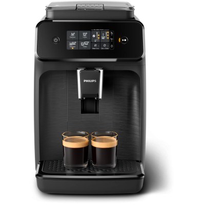  Philips 1200 Series Espresso Coffee Machine Automatic Omnia Pure, Black 