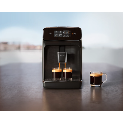  Philips 1200 Series Espresso Coffee Machine Automatic Omnia Pure, Black 