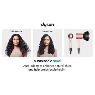 دايسون مجفف شعر Supersonic بقدرة 1600 واط لون Bronze Pink