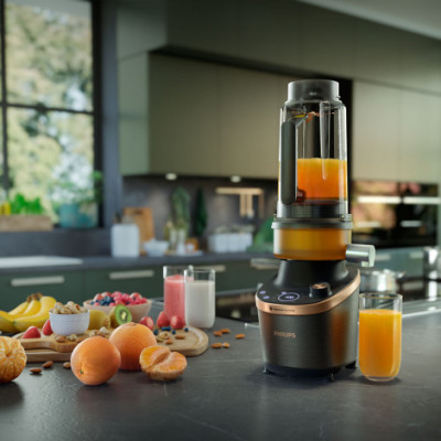 فيليبس خلاط وعصارة 1500 واط، تقنية Flip & Juice، ستانلس ستيل