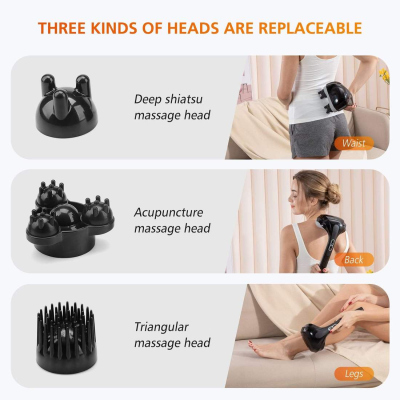  Medics Care Hand Massager Rechargeable, Black &amp;amp; White 