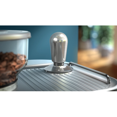 فيليبس ماكينة إسبريسو نصف أوتوماتيكية Barista Brew مع مطحنة مدمجة، فضي