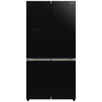  Hitachi Refrigerator 4 Door Capacity 569 Ltr, Inverter Compressor Save Energy, Black Glass. 