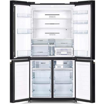  Hitachi Refrigerator 4 Door Capacity 569 Ltr, Inverter Compressor Save Energy, Black Glass. 