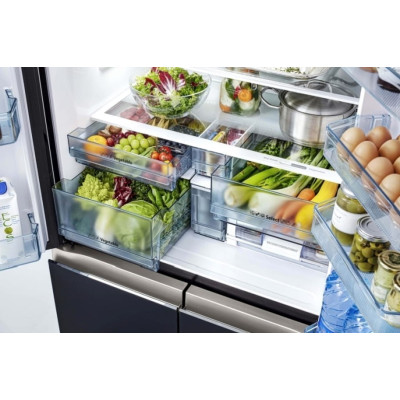  Hitachi Refrigerator 4 Door Capacity 569 Ltr, Inverter Compressor Save Energy, Black Glass. 