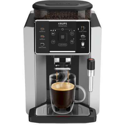 Krups Sensation Automatic Coffee Machine EA910E10 – Black