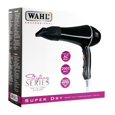 وال 4340-0470 SUPER DRY مجفف شعر احترافي 2000 واط - سنتان ضمان من المستورد الرسمي









