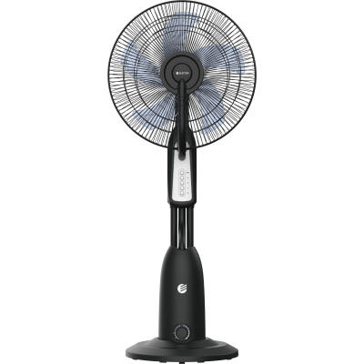 Electra Stand Fan with Water Mist 18" Model TSP45-MC by Ningbo Oxen - Black Color - Warranty by Official Importer